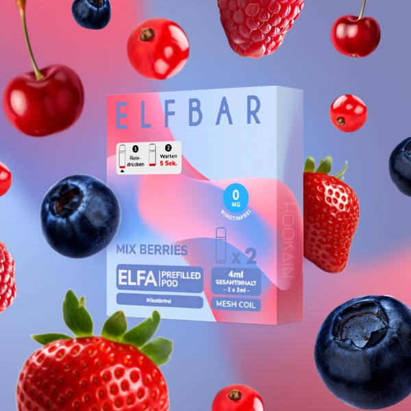 Elf Bar - ELFA - Prefilled Pods - Mix Berries - Nikotinfrei