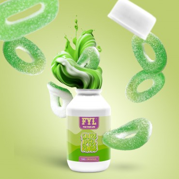 Fog Your Life - Aroma Shot - Saure Apfel Ringe - 25 ml