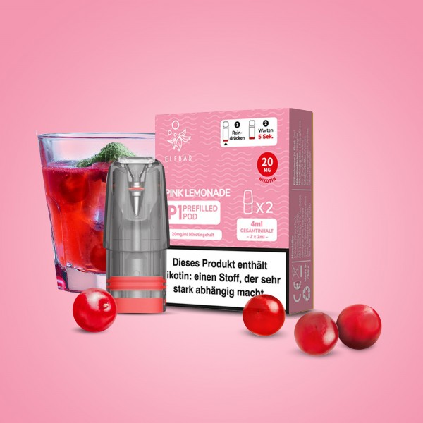 Elf Bar - Mate 500 P1 - Prefilled Pod - Pink Lemonade