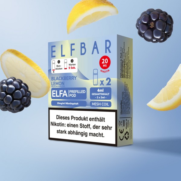 Elf Bar - ELFA - Prefilled Pod - Blackberry Lemon