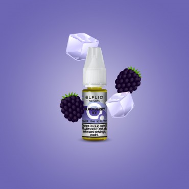Elf Bar - ElfliQ - E-Liquid - Nikotinsalz - Blackberry Ice - 10 mg