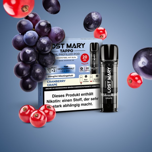 Lost Mary - Tappo - Prefilled Pods - Cranberry Grape