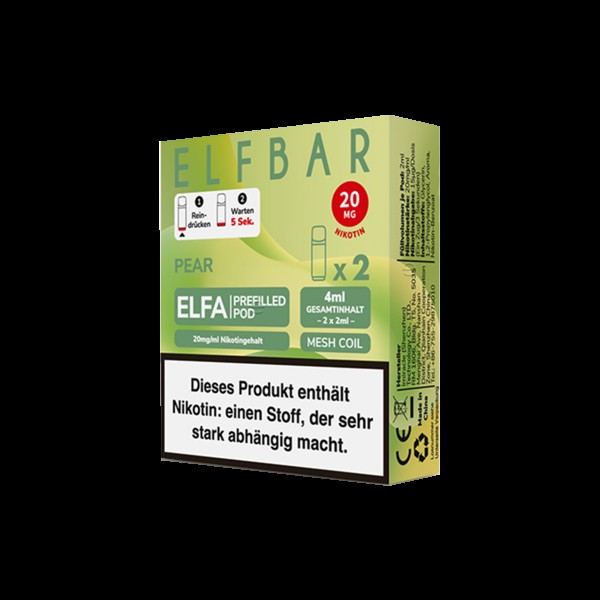 Elf Bar - ELFA - Prefilled Pod - Pear