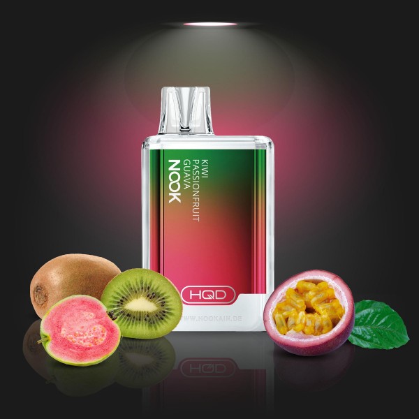 HQD Nook - Vapestick - Kiwi Passionfruit Guava - 18 mg