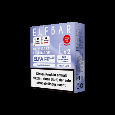Elf Bar - ELFA - Prefilled Pod - Blue Razz Lemonade