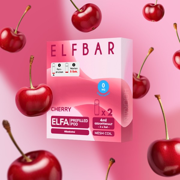 Elf Bar - ELFA - Prefilled Pods - Cherry - Nikotinfrei