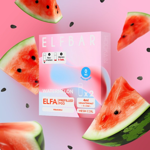 Elf Bar - ELFA - Prefilled Pods - Watermelon - Nikotinfrei