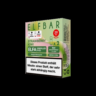 Elf Bar - ELFA - Prefilled Pod - Strawberry Kiwi
