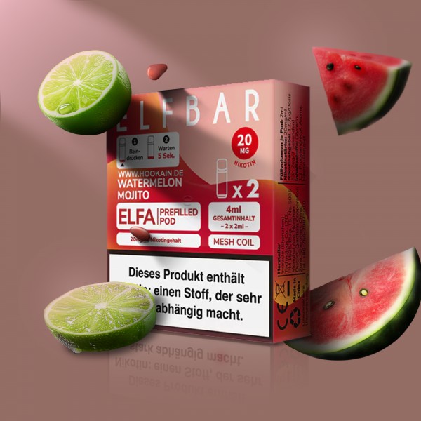 Elf Bar - ELFA - Prefilled Pod - Watermelon Mojito