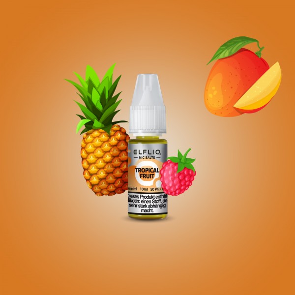 Elf Bar - ElfliQ - E-Liquid - Nikotinsalz - Tropical Fruit - 20 mg
