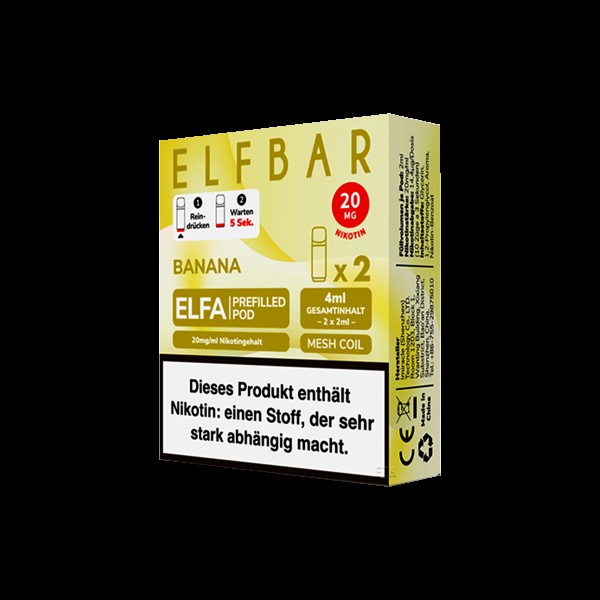 Elf Bar - ELFA - Prefilled Pod - Banana