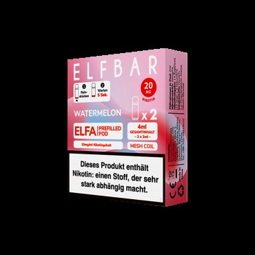 Elf Bar - ELFA - Prefilled Pod - Watermelon