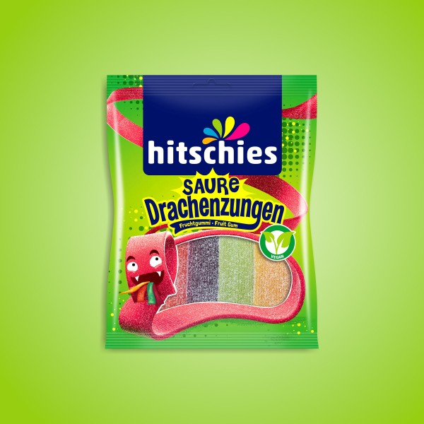 Hitschies - Saure Drachenzungen - Original - 125 g