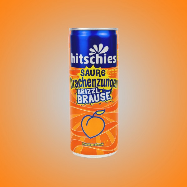 Hitschies - Saure Drachenzungen - brizzl Brause - Pfirsich