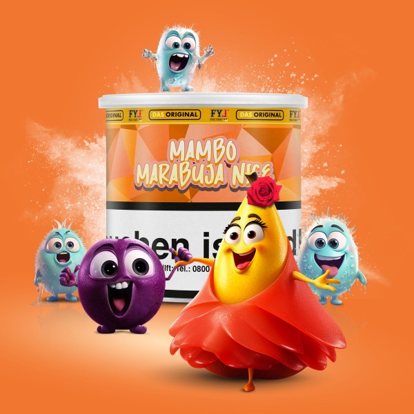 Fog Your Law - Mambo Marabuja Nice - Dry Base Pfeifentabak - 70 g