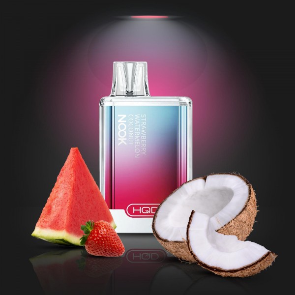 HQD Nook - Vapestick - Strawberry Watermelon Coconut - 18 mg