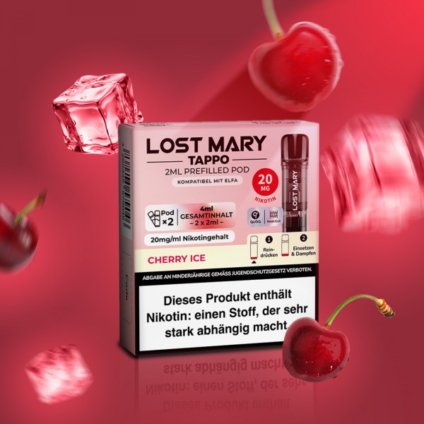 Lost Mary - Tappo - Prefilled Pods - Cherry Ice