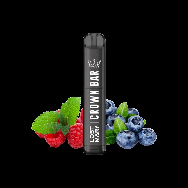 Crown Bar - Einweg-Vape - Blueberry Raspberry - 20 mg