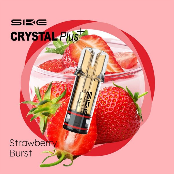 SKE - Crystal PLUS - Prefilled Pods - Strawberry Burst - 2 Stk.