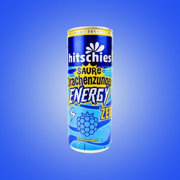 Hitshies - Saure Drachenzungen - Energy Zero - Blau