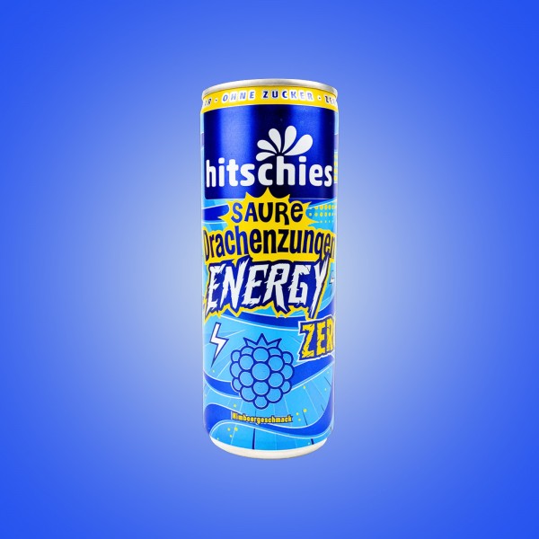 Hitshies - Saure Drachenzungen - Energy Zero - Blau