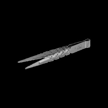 AO - Kohlespitzzange Edelstahl - Gun Metal