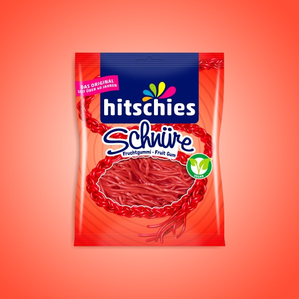 Hitschies - Schnüre - Erdbeere -125 g