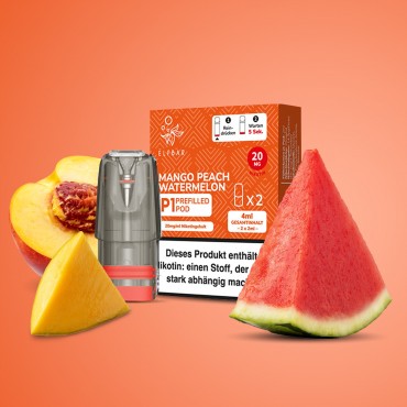 Elf Bar - Mate 500 P1 - Prefilled Pod - Mango Peach Watermelon