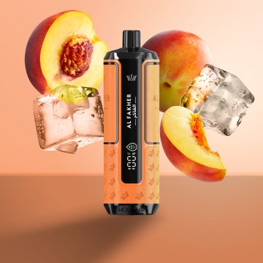 Al Fakher - Crown Bar - Hypermax - 20k - Peach Ice
