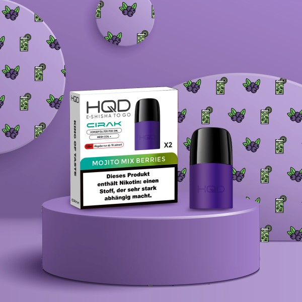 HQD - Cirak - Prefilled Pod - Mojito Mix Berries