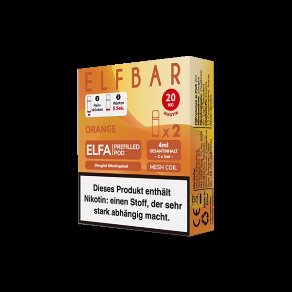 Elf Bar - ELFA - Prefilled Pod - Orange