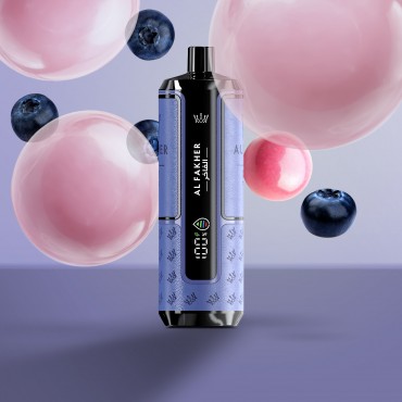 Al Fakher - Crown Bar - Hypermax - 20k - Blueberry Gum