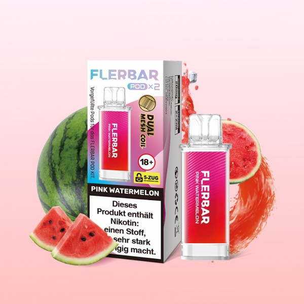 Flerbar - Prefilled Pod - Pink Watermelon