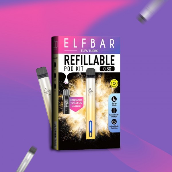 Elf Bar - ELFA - Turbo - Basisgerät - Aurora Gold