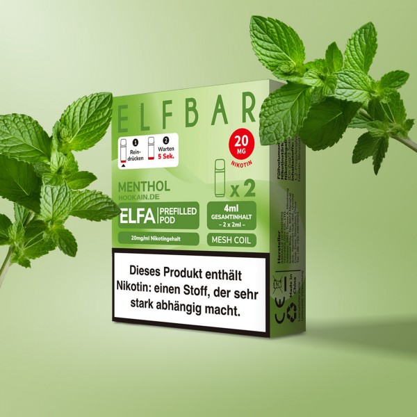 Elf Bar - ELFA - Prefilled Pod - Menthol