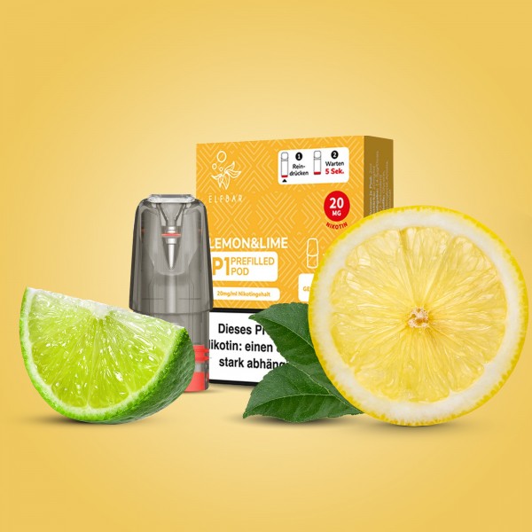 Elf Bar - Mate 500 P1 - Prefilled Pod - Lemon & Lime