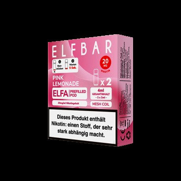 Elf Bar - ELFA - Prefilled Pod - Pink Lemonade