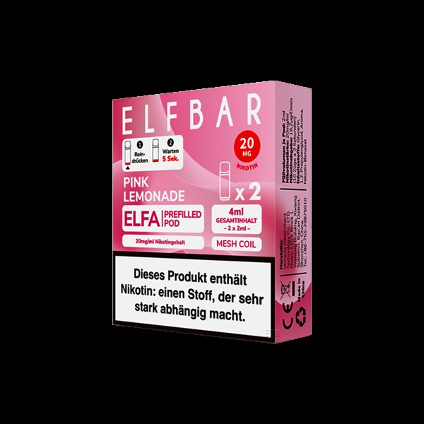 Elf Bar - ELFA - Prefilled Pod - Pink Lemonade