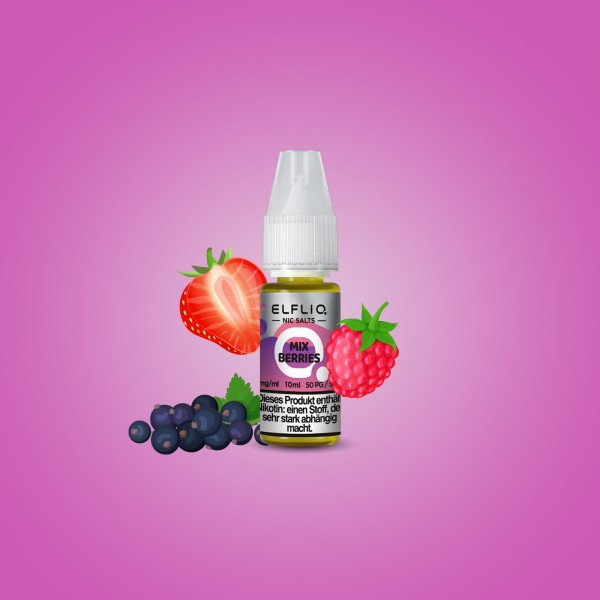 Elf Bar - ElfliQ - E-Liquid - Nikotinsalz - Mix Berries - 20 mg