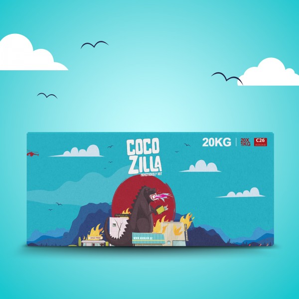 Cocozilla - Naturkohle - C26 - 20 kg