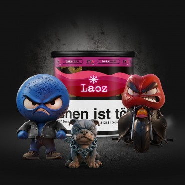 Fog Your Law Dark - Laoz - Schwarzer Peifentabak Dry Base - 65 g