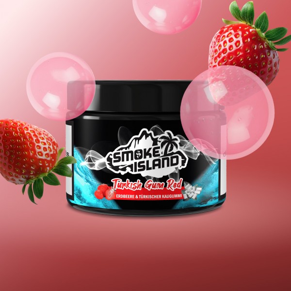 Smoke Island - nikotinfrei - Turkish Gum Red - 200 g