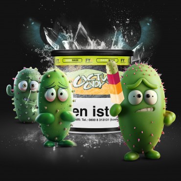 Fog Your Law Dark - Cactus Cndy- Schwarzer Peifentabak Dry Base - 65 g
