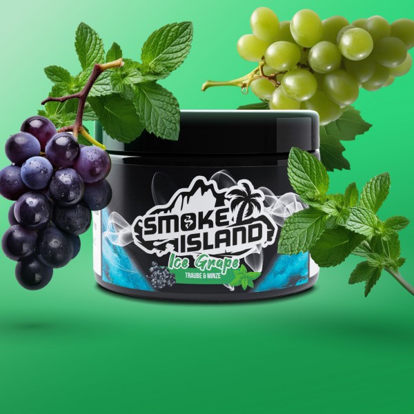 Smoke Island - nikotinfrei - Ice Grape - 200 g