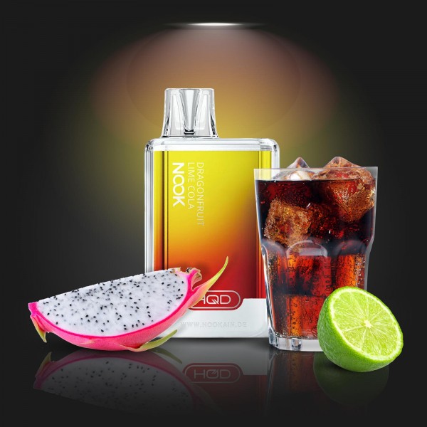 HQD Nook - Vapestick - Dragonfruit Lime Cola - 18 mg