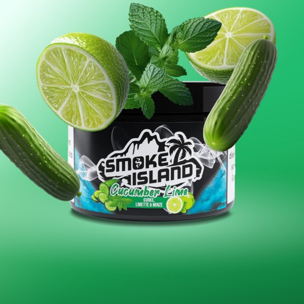 Smoke Island - nikotinfrei - Cucumber Lime - 200 g