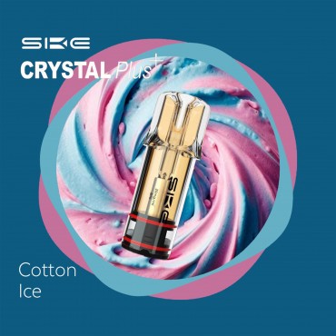 SKE - Crystal PLUS - Prefilled Pods - Cotton Ice - 2 Stk. SKE - Crystal PLUS - Prefilled Pods - Cotton Ice - 2 Stk.