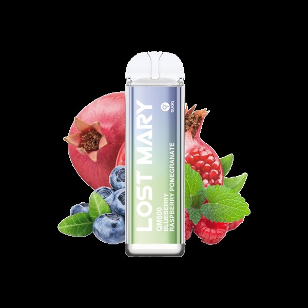 Lost Mary - QM600 - Blueberry Raspberry Pomegranate - Vapestick - 20 mg