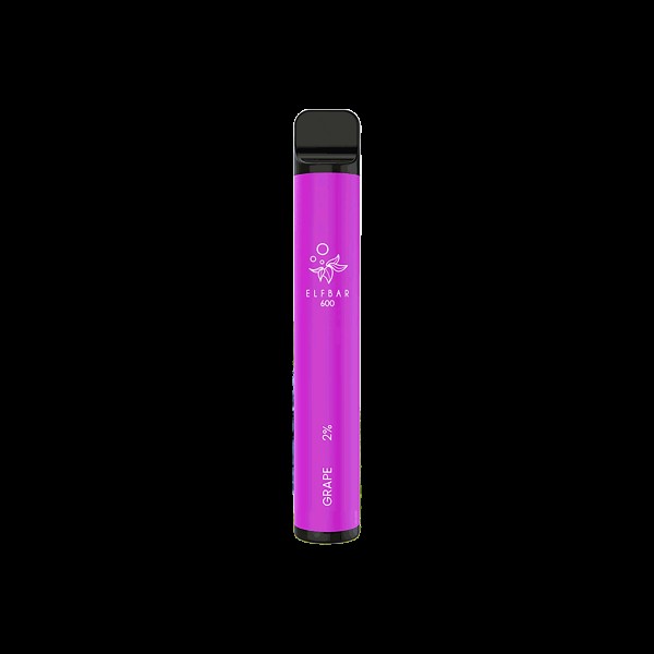 Elf Bar 600 - Grape - E-Zigarette - Vape Stick - 20 mg