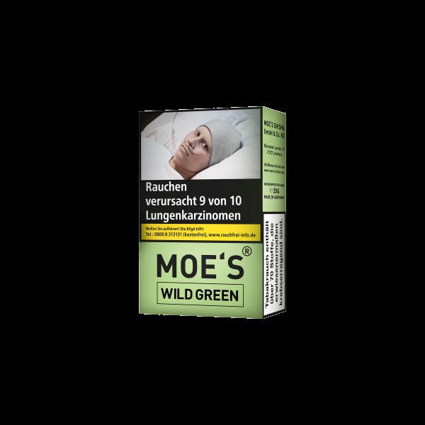 MOE'S - Tabak - Wild - Green - 25 g